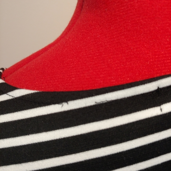 Banana Republic Striped Ponte Knit Dress - Picture 8 of 8